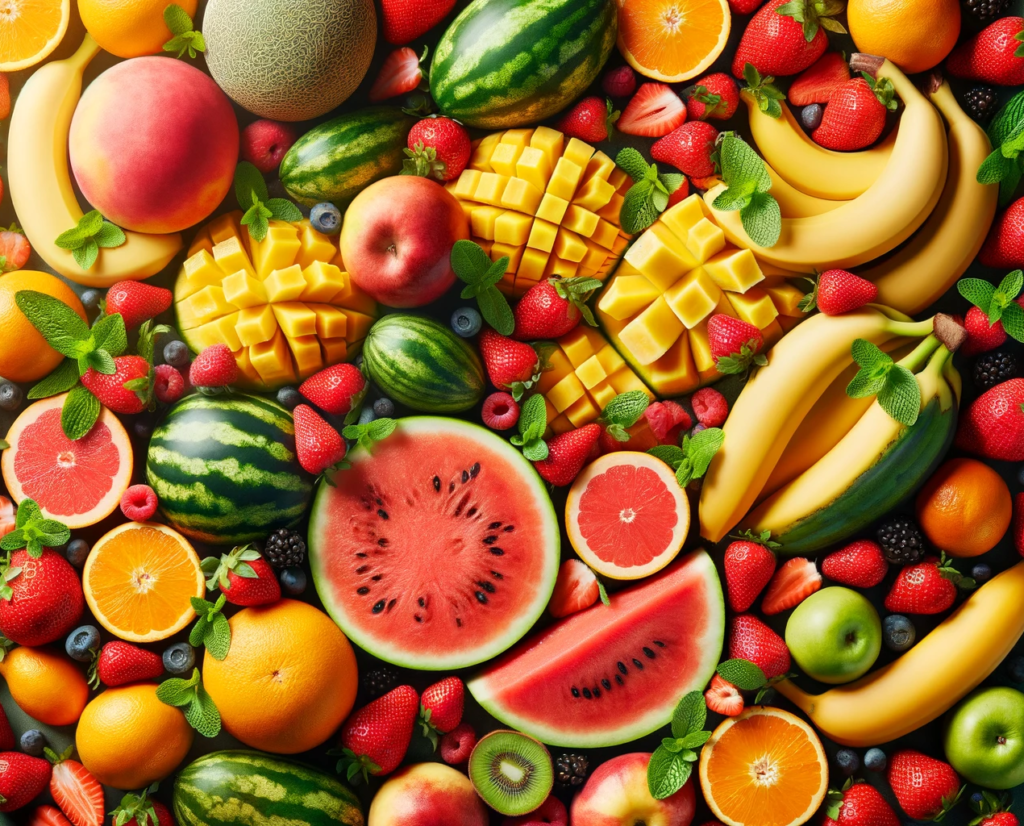 SweetMart Fruit Background