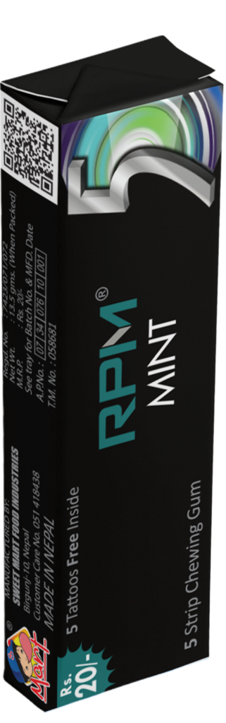 RPM Mint Sweetmart 5 stick gum