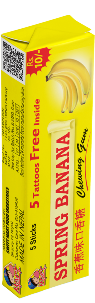 SpringBanana 5 stick gum